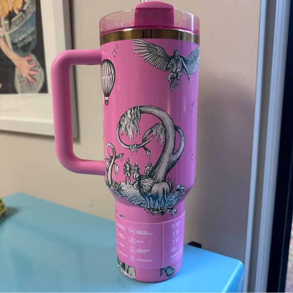 Stanley 40 oz. Special limited edition Pink Ozian Reprise WICKED tumbler NWT - Picture 4 of 10